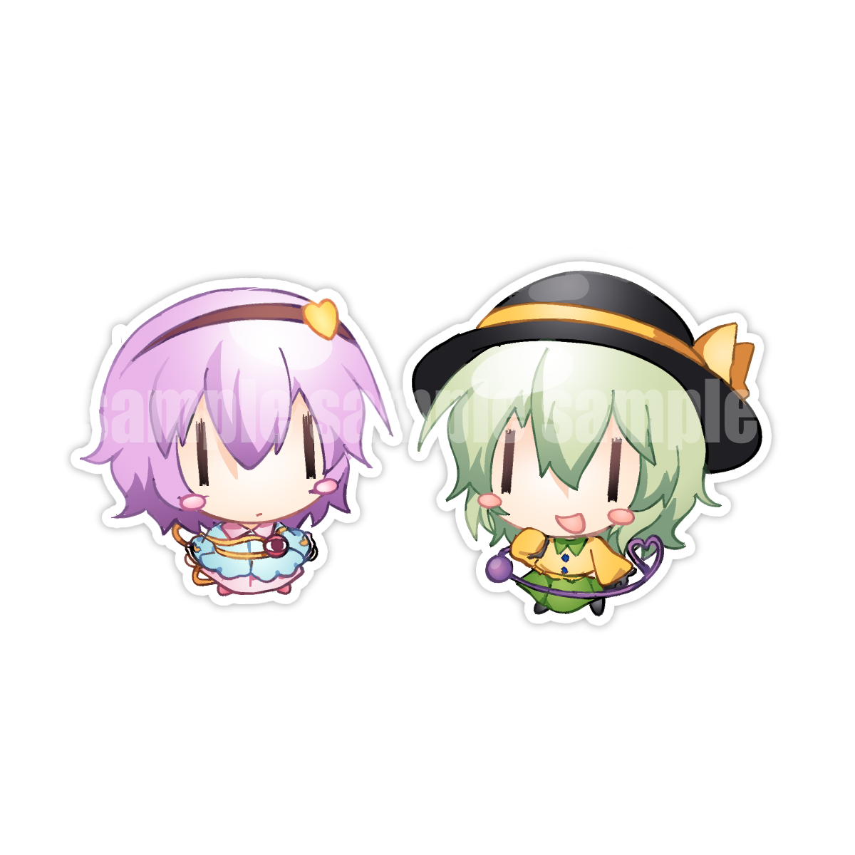 Touhou Chibi Sticker Bundle