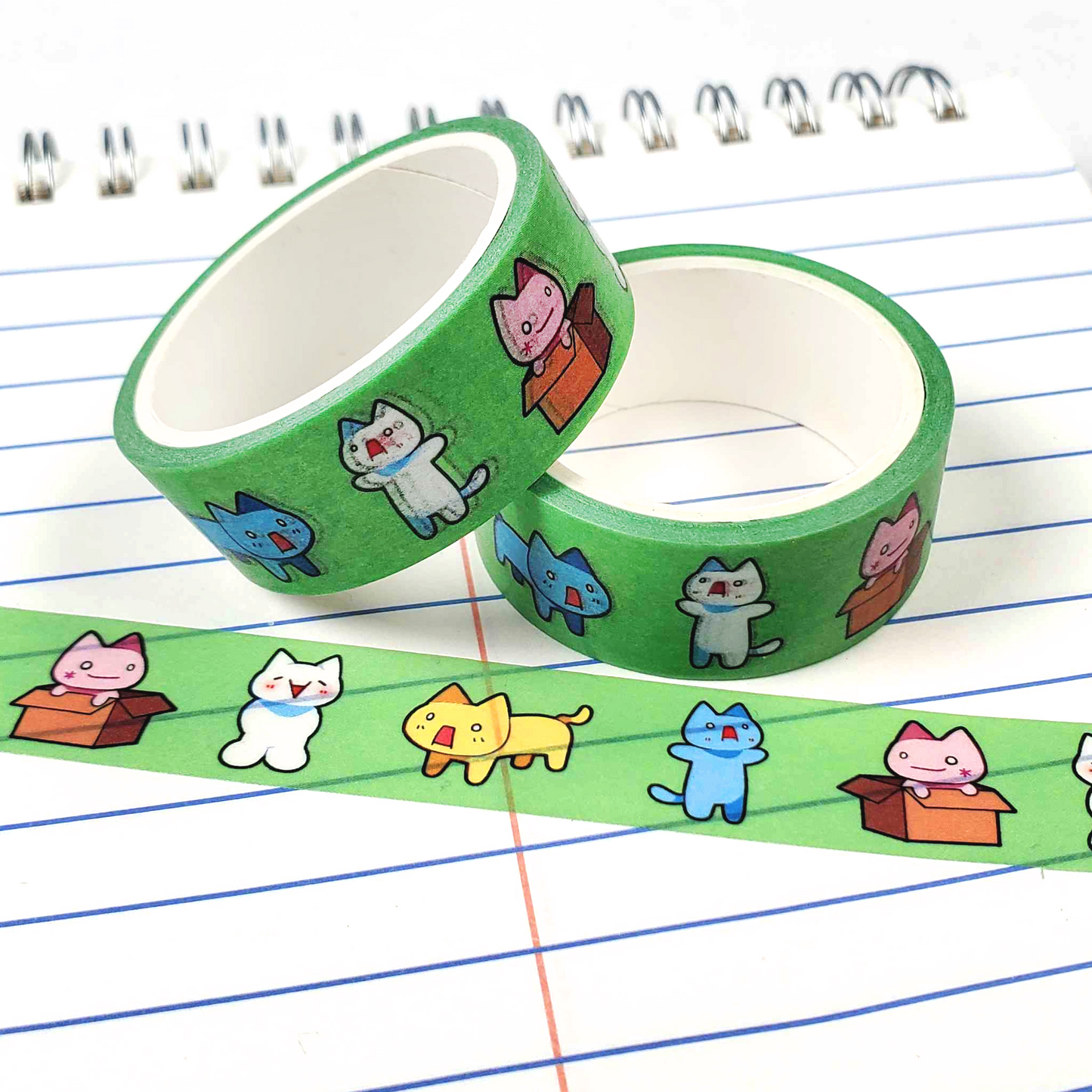 2channel Kaomoji Cats Washi Tape