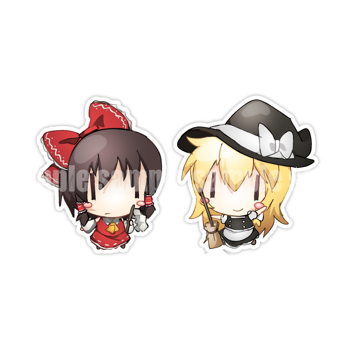 Touhou Chibi Sticker Bundle